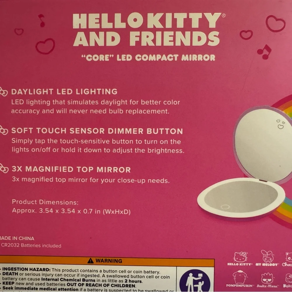 Hello Kitty and Friends LED Mirror